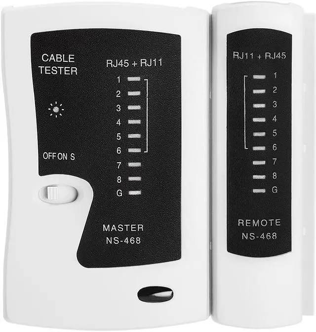 Alt view image 5 of 11 - Multi-functional LED Network Cable Tester for BNC, RJ11, RJ12 and RJ45