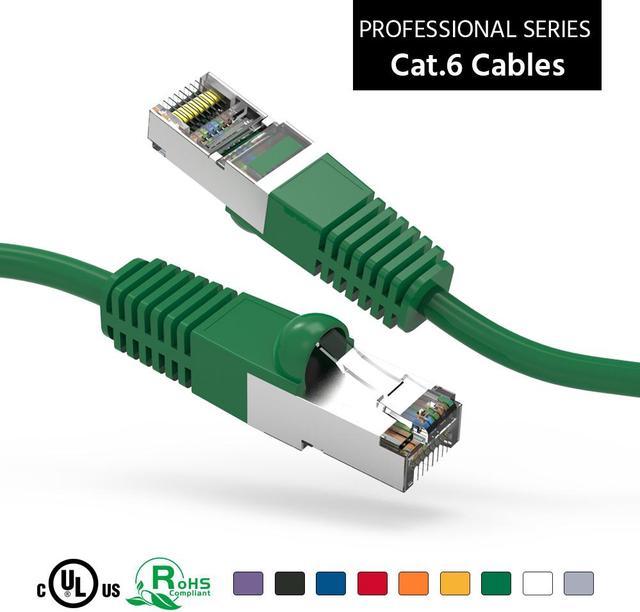 10 Pack 5FT Cat6 Green Ethernet Network Patch Cable RJ45 Lan Wire 5 Feet 