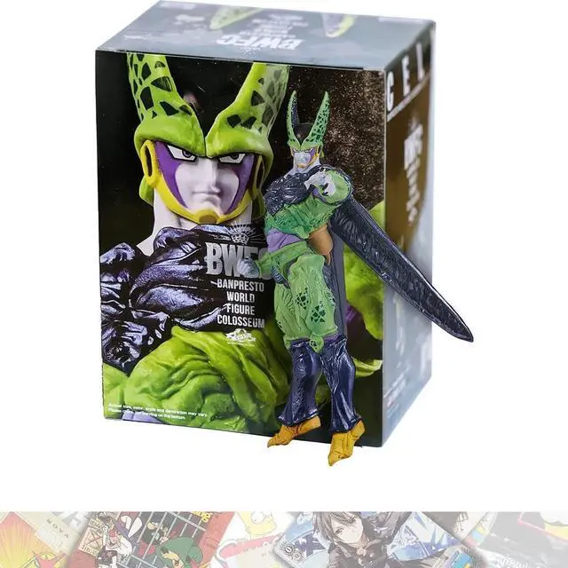 Main image of Cell: 18cm World Figure Colosseum Statue Figurine Bundled with 1 A.C.G. Compatible Theme Trading Card (18025)