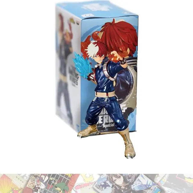 Main image of Shoto Todoroki [C]: 14cm The Amazing Heroes Statue Figurine Bundled with 1 A.C.G. Compatible Theme Trading Card (18618)