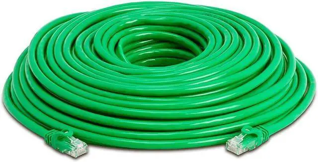 Alt view image 6 of 7 - Cmple Cat6 Ethernet Cable 10Gbps - Computer Networking Cord with Gold-Plated RJ45 Connectors, 550MHz Cat6 Network Ethernet LAN Cable Supports Cat6, Cat5e, Cat5 Standards - 100 Feet Green