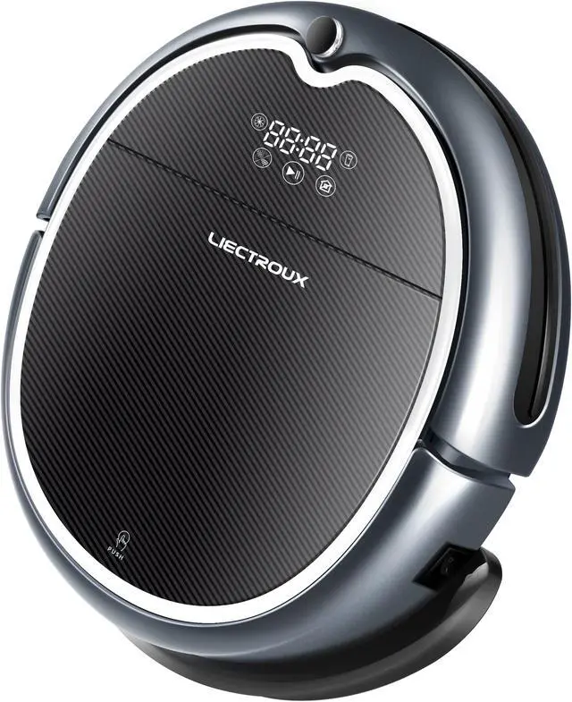 Alt view image 3 of 7 - Liectroux Q8000 Robotic Vacuum Cleaner with Wifi APP Control, Map Navigation, Smart Memory, Adjustable Suction Power, Water Tank, Wet And Dry Mopping