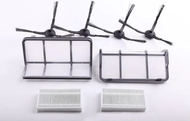 Main image of Liectroux Robot Vacuum Cleaner Spare Parts for B3000, Pack of 4pcs of Side Brushes, 2 pcs of Primary Filters, 2pcs of HEPA Filters