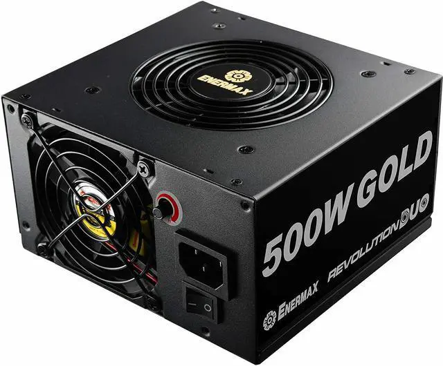 Alt view image 2 of 6 - Enermax Makashi MK50 II Addressable RGB Tempered Glass E-ATX Full Tower PC Gaming Case with ENERMAX Revolution DUO 500W 80 Plus Gold 500W, Non Modular, Single Rail, Power Supply [Bundle]