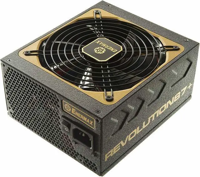 Alt view image 5 of 8 - Enermax Revolution87+ 80 Plus Gold 1000W, Semi Modular, Multi Rail, Power Supply, ERV1000EWT-G