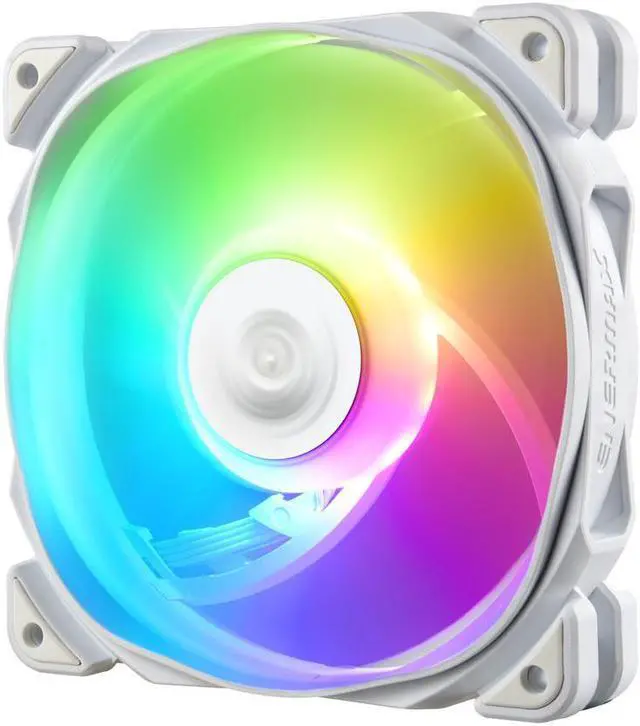 Alt view image 3 of 7 - Enermax ETS-T50 Axe ARGB White CPU Air Cooler, 230W+ TDP for Intel/ AMD Universal Socket, AM4 / LGA 1700/1200/1151, 5 Direct Contact Heat Pipes, 120mm PWM Fan LGA 1700 Ready - White