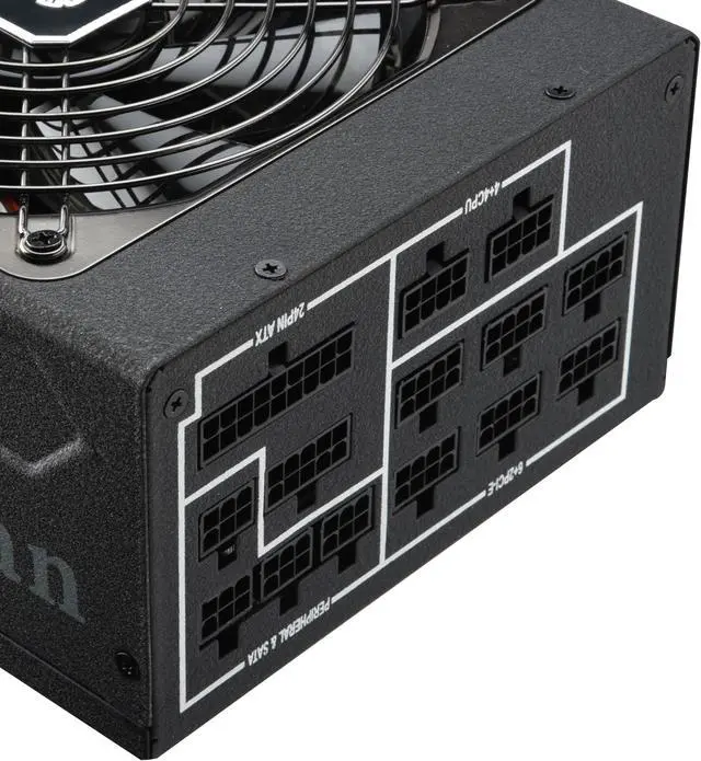 Alt view image 5 of 13 - Enermax MaxTytan 80 PLUS Titanium certified Full Modular 800W Power Supply with Amazing DFR Tech and D.F. switch, Individual Sleeved Cable, Smart Semi-fanless function, 10 years Warranty, EMT800EWT