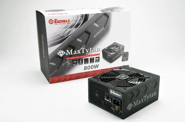 Alt view image 7 of 13 - Enermax MaxTytan 80 PLUS Titanium certified Full Modular 800W Power Supply with Amazing DFR Tech and D.F. switch, Individual Sleeved Cable, Smart Semi-fanless function, 10 years Warranty, EMT800EWT