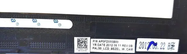 Alt view image 4 of 8 - Dell OEM Latitude E6420 14" Front Cover Plastic WITH Web  LCD Trim Bezel H4NX0