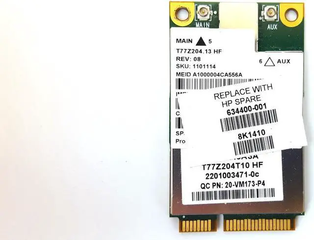 Alt view image 2 of 4 - HP GOBI 3000 MC8355 Mobile Broadband Mod 634400-001 633170-001 Mini Card