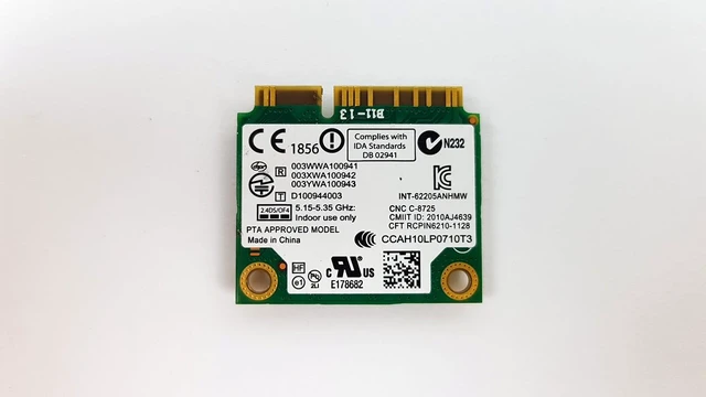 Alt view image 2 of 2 - Intel Centrino Advanced-N 6205 Wireless Mini PCI-X 62205ANHMW Dell X9JDY 0X9JDY