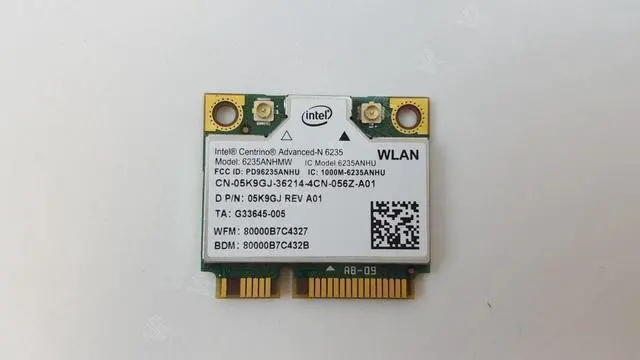 Alt view image 6 of 8 - Dell UltraBook XPS 13 L322X 5K9GJ Wireless WiFi Bluetooth 4.0 5K9GJ 6235ANHMW