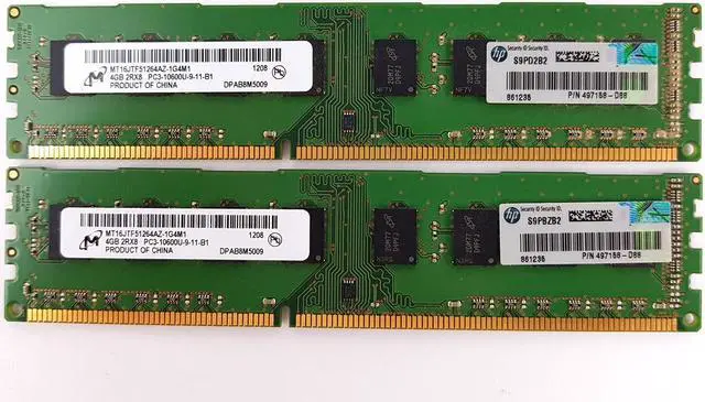 Alt view image 2 of 4 - 4GB DDR3-1333 PC3-10600 1333Mhz MICRON MT16JTF51264AZ-1G4M1