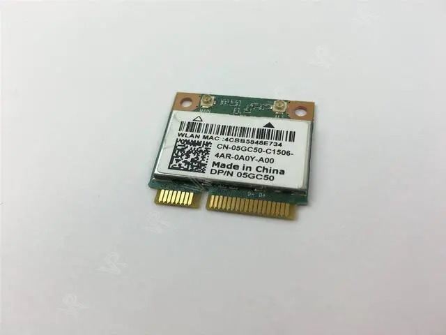 Alt view image 6 of 10 - Dell Mini PCI Express Half Height NSPIRON 3000 15-3542 15.6" WIRELESS WIFI CARD 05GC50 CN-05GC50