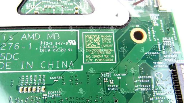 Alt view image 4 of 9 - Dell Inspiron 3555 Laptop Motherboard with AMD A8-7410 2.2GHz CPU V5D6F 0V5D6F