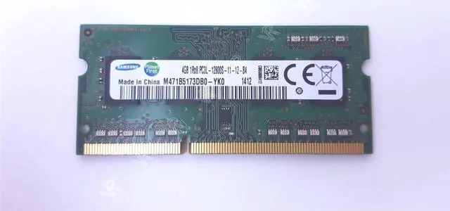 Alt view image 5 of 15 - SAMSUNG M471B5173Db0-Yk0  4Gb Ddr3 Pc12800 Sodimm Cl11 512Mx8 204P Sodimm Laptop Memory Module-M471B5173Db0-Yk0