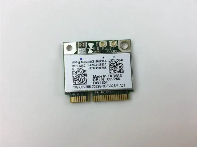 Main image of Dell Wireless DW1601 7Gbps Qca 9005 Wigig WiFi Card 8V256 08V256