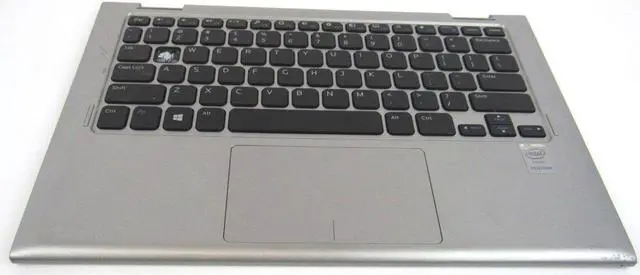 Alt view image 6 of 12 - New Dell OEM Inspiron 3147 3148 Palmrest Keyboard Assembly  No TP 7W4K6
