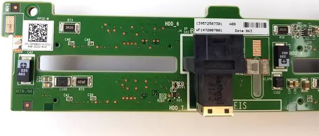 Alt view image 2 of 5 - DELL Mg81C Hard Drive Backplane 2.5 Inch Sff 8 Bay For Poweredge R630