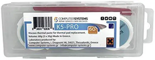 Alt view image 4 of 4 - K5 PRO 3X20g 60g Viscous Thermal Paste for Thermal Pad Replacement Liquid Thermal Pad Putty Compatible with Apple iMac, Asus ROG, Acer Nitro, MSI laptops, RTX 3080, 3090, PS4, Nintendo Switch, CSGR