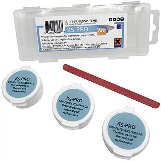 Alt view image 2 of 4 - K5 PRO 3X20g 60g Viscous Thermal Paste for Thermal Pad Replacement Liquid Thermal Pad Putty Compatible with Apple iMac, Asus ROG, Acer Nitro, MSI laptops, RTX 3080, 3090, PS4, Nintendo Switch, CSGR