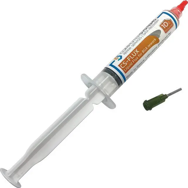 Main image of CS-FLUX 10g Low Viscosity Halogen Free Lead Free Liquid Flux for BGA Component Rework Reballing Reflow Ideal for VGA GPU Repairs and Microsoldering, CSGR