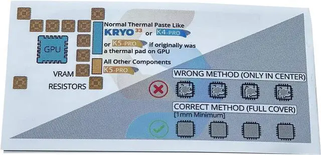 Alt view image 5 of 6 - K5 PRO 20g & K4 PRO 7g Thermal paste and Thermal Putty Pad replacement Set Compatible with Apple iMac, Asus ROG, Acer Nitro, MSI laptops, RTX 3080, 2080TI, 3090, PS4, Nintendo Switch, XBOX, CSGR