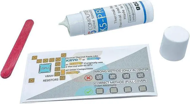 Alt view image 3 of 6 - K5 PRO 10g Viscous Thermal Paste for Thermal Pad Replacement Liquid Thermal Pad Putty Compatible with Apple iMac, Asus ROG, Acer Nitro, MSI laptops, RTX 3080, 2080TI, 3090, PS4, Nintendo Switch, CSGR