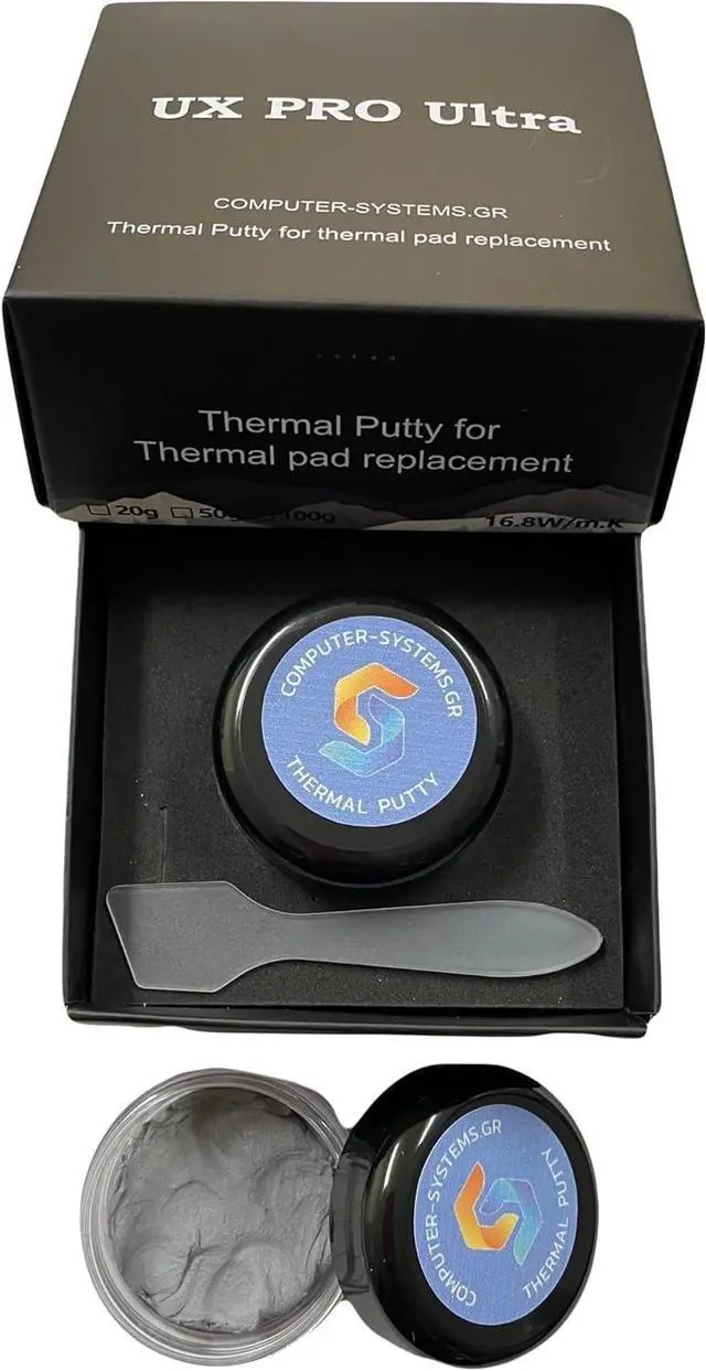 Alt view image 3 of 6 - Original UX PRO Ultra 16.8w/mk Thermal Putty for VGA GPU IC Processor Rapid Cooling Thermal Pad Replacement Heat Transfer Putty