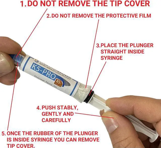 Alt view image 6 of 6 - K5 PRO 10g Syringe Viscous Thermal Paste for Thermal Pad Replacement Liquid CSGR