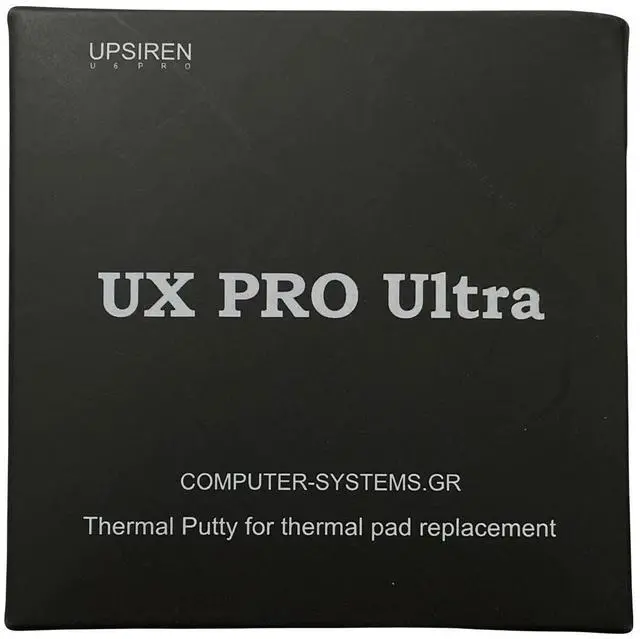 Alt view image 3 of 7 - UPSIREN UX PRO Ultra 50g jar High-viscosity nonconductive thermal putty for 24 mm gaps. Hand moldable compound for water cooling plates, desktop GPUs and consoles; 16.8 W/m·K*.