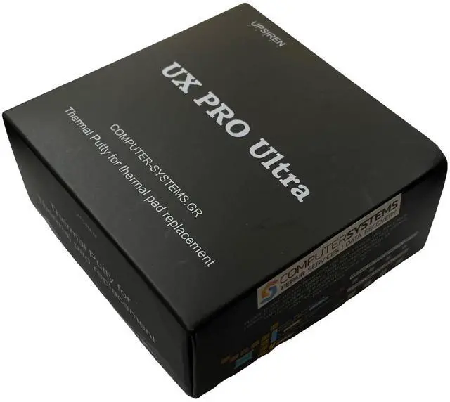 Alt view image 4 of 7 - UPSIREN UX PRO Ultra 50g jar High-viscosity nonconductive thermal putty for 24 mm gaps. Hand moldable compound for water cooling plates, desktop GPUs and consoles; 16.8 W/m·K*.