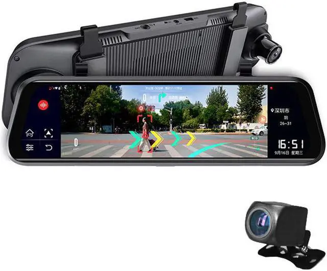 Main image of D95 1280P 10 inch AR Navigation Rearview Mirror Driving Recorder, Zhanrui SL8541E Processor