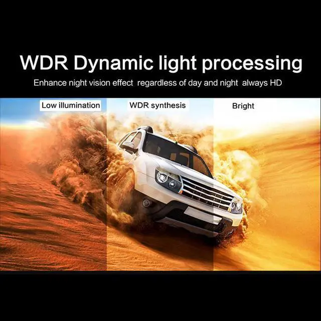 Alt view image 6 of 7 - D95 1280P 10 inch AR Navigation Rearview Mirror Driving Recorder, Zhanrui SL8541E Processor