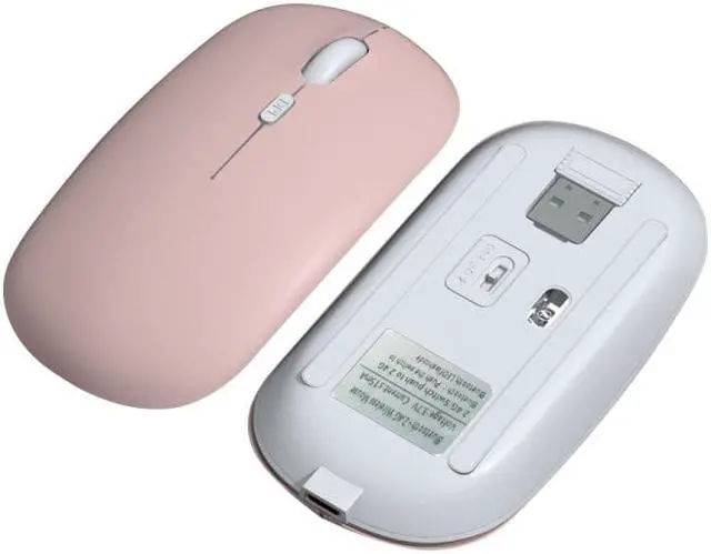 Main image of FOREV FVW312 1600dpi Bluetooth 2.4G Wireless Dual Mode Mouse Bluetooth + 2.4G(Pink) (Pink)