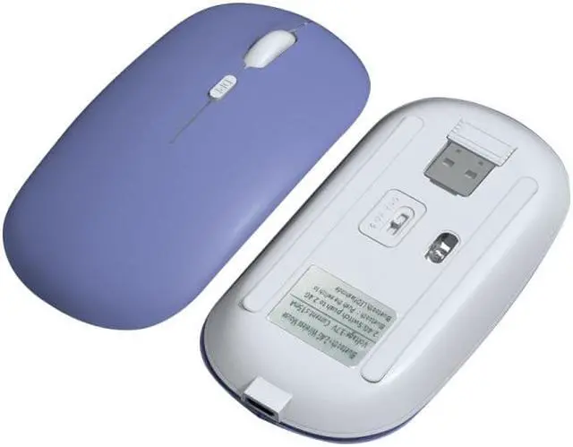Main image of FOREV FVW312 1600dpi Bluetooth 2.4G Wireless Dual Mode Mouse Bluetooth + 2.4G(Purple) (Purple)