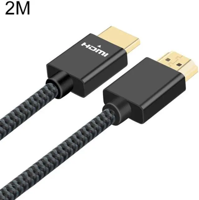 Main image of ULT-unite Gold-plated Head HDMI 2.0 Male to Male Nylon Braided Cable, Cable Length: 2m