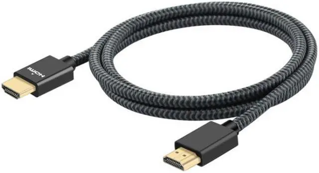 Alt view image 6 of 6 - ULT-unite Gold-plated Head HDMI 2.0 Male to Male Nylon Braided Cable, Cable Length: 2m