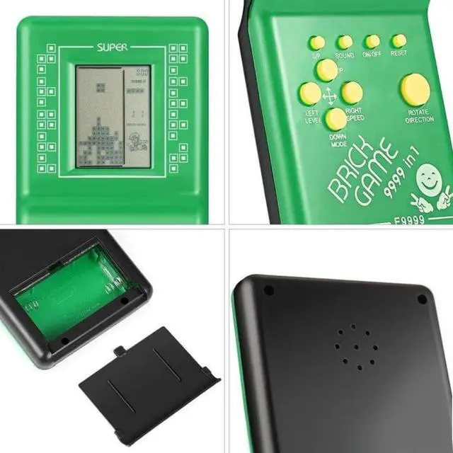 Alt view image 5 of 7 - Classic Brick Game Handheld Game Console, Bulit-in 7 Kinds Games, Random Color Delivery - OEM