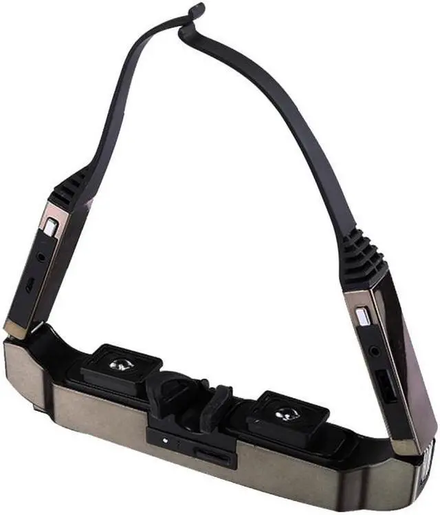 Alt view image 3 of 7 - VISION-800 Android 4.4 1GB+2GB Super Smart Retina Glasses 3D VR Virtual Reality Headsets with 5.0MP Camera, Support WiFi, Bluetooth, TF Card, Video Recording