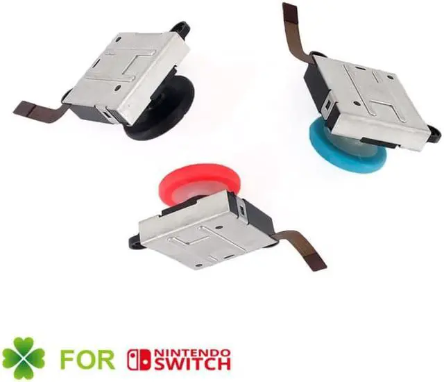 Alt view image 3 of 5 - For Nintendo Switch 2pcs Game Console 3D Left Right Interoperability Rocker Remote Sensing Joystick