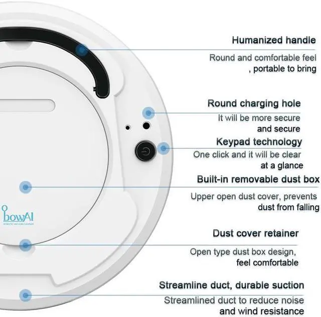 Alt view image 6 of 7 - 1800Pa Large Suction Smart Household Vacuum Cleaner Clean Robot (Style 3)