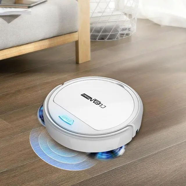 Alt view image 5 of 7 - Upgrade Four Motors Household Intelligent Automatic Sweeping Robot (Black)