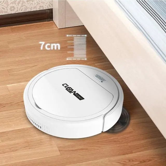 Alt view image 6 of 7 - Upgrade Four Motors Household Intelligent Automatic Sweeping Robot (Black)