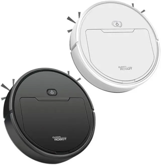 Alt view image 7 of 7 - Multifunctional Smart Vacuum Cleaner Robot Automatic 3-In-1 Recharge Dry Wet Sweeping Vacuum Cleaner (White)