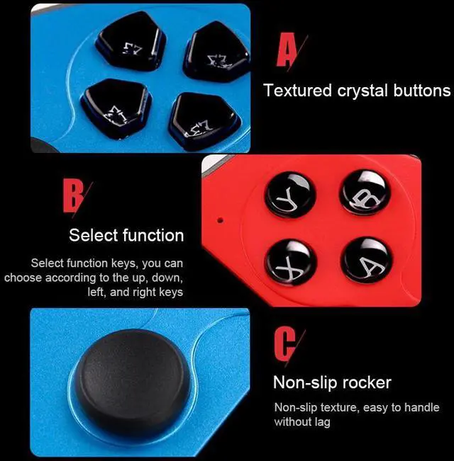 Alt view image 5 of 7 - Powkiddy X12 Plus Retro Classic Games Handheld Game Console with 7 inch HD Screen & 16GB Memory, /