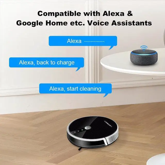 Alt view image 12 of 14 - LIECTROUX C30B Robot Vacuum Cleaner, Smart Mapping, with Memory, WiFi App & Voice Control, 4000Pa Strong Suction, Dry & Wet Mopping, Suit for Pet Hair, Home Floor & Carpet Cleaning, Disinfection