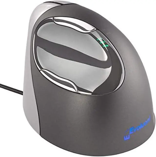 Alt view image 3 of 6 - Evoluent VM4R VerticalMouse 4 Right Hand Ergonomic Mouse with Wired USB Connection (Regular Size),clear