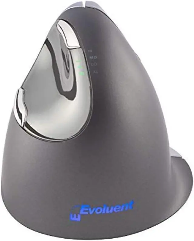 Alt view image 4 of 6 - Evoluent VM4R VerticalMouse 4 Right Hand Ergonomic Mouse with Wired USB Connection (Regular Size),clear