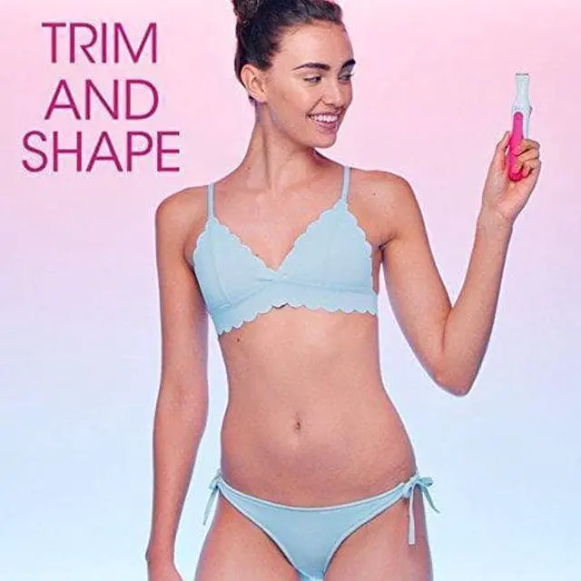 Alt view image 7 of 7 - Veet Sensitive Precision Hair Trimmer & Shaper for Eyebrows, Facial Hair, Bikini Line, and Underarm, Bag & Battery Included, Waterproof - All in 1 Hair Removal for Women